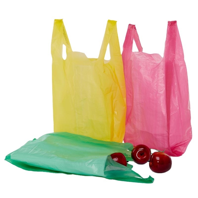 Poly T-shirt bags carry out T-shirt plastic packaging convenient storage high quality with good price from supplier in Viet Nam