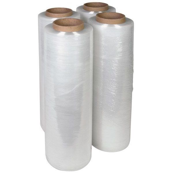 Factory Selling Clear Plastic Film Roll Packing Waterproof PE Stretch Wrap for Logistics Packaging