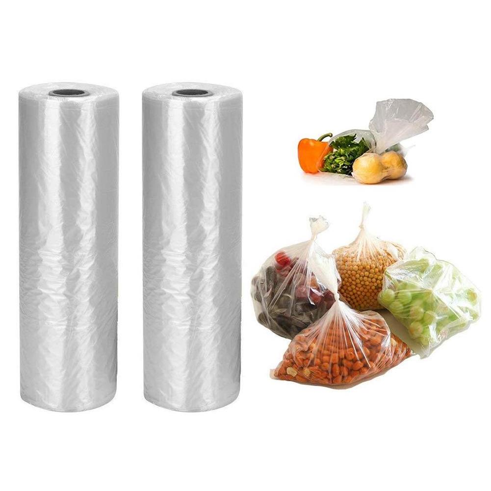 Hot selling high transparent red & clear produce bag on roll safe for food custom printing made in Vietnam