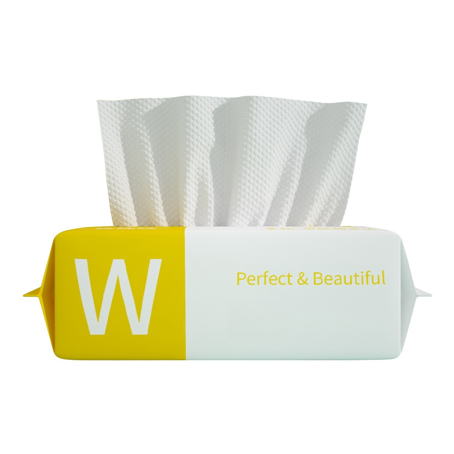 Disposable nonwoven cotton soft textile facial hair cleaning towel