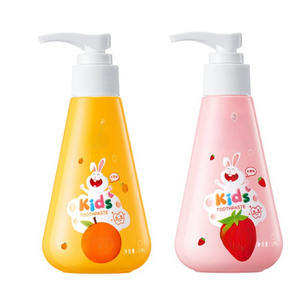 OEM private label fruit flavor food grade probiotics xylitol anti-cavity kids / children foam mousse toothpaste