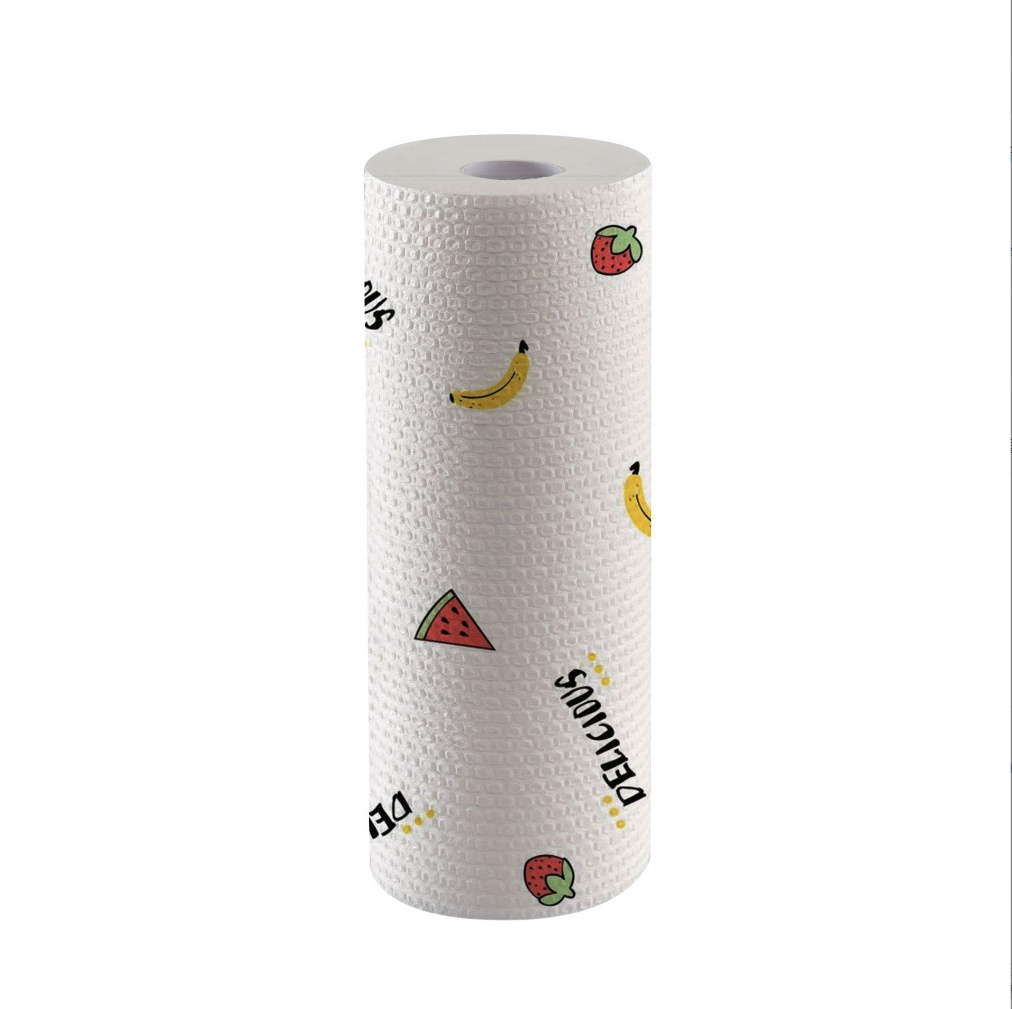 customized packaging and logo printing biodegradable kitchen towel and toilet paper rolls thick one roll toilet paper