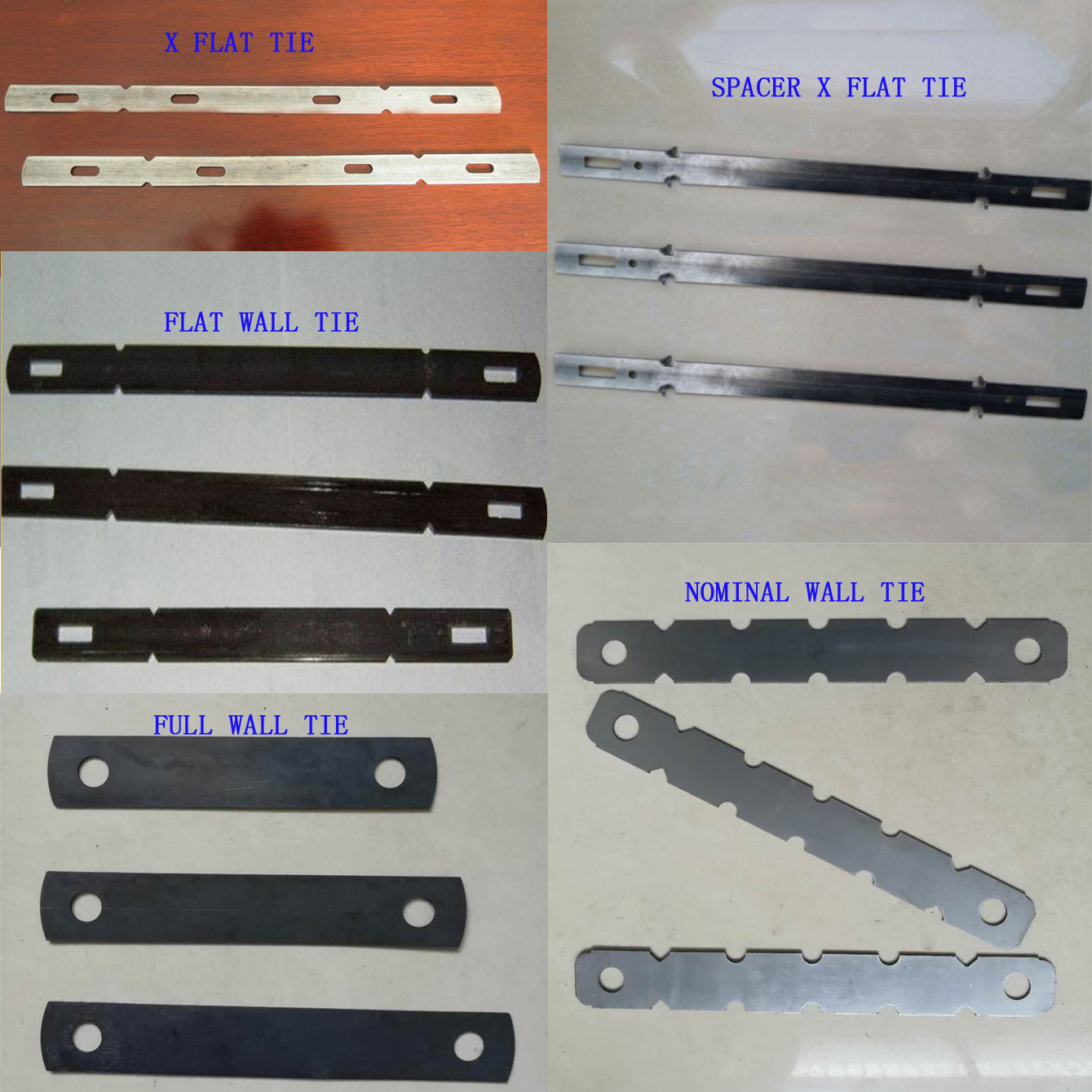 Spacer x flat tie concrete formwork accessories of construction building