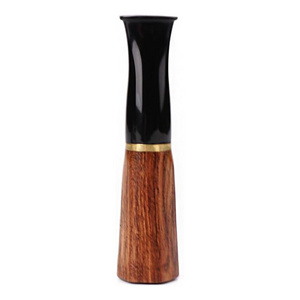 Rhombic Wooden Cigar Tip Holder 9mm Filter Short Cigar Mouthpiece (BE-30)