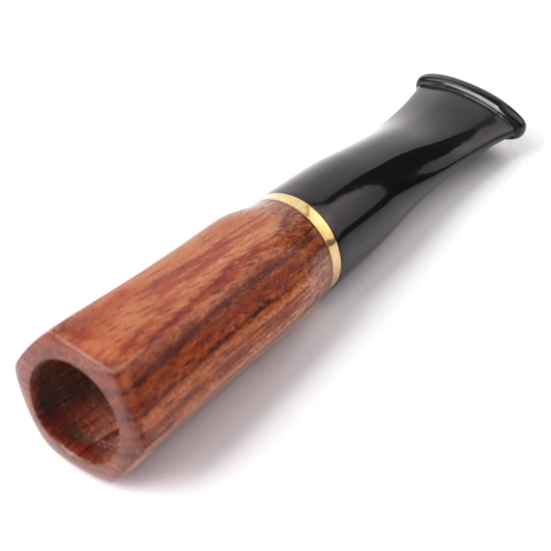 Rhombic Wooden Cigar Tip Holder 9mm Filter Short Cigar Mouthpiece (BE-30)