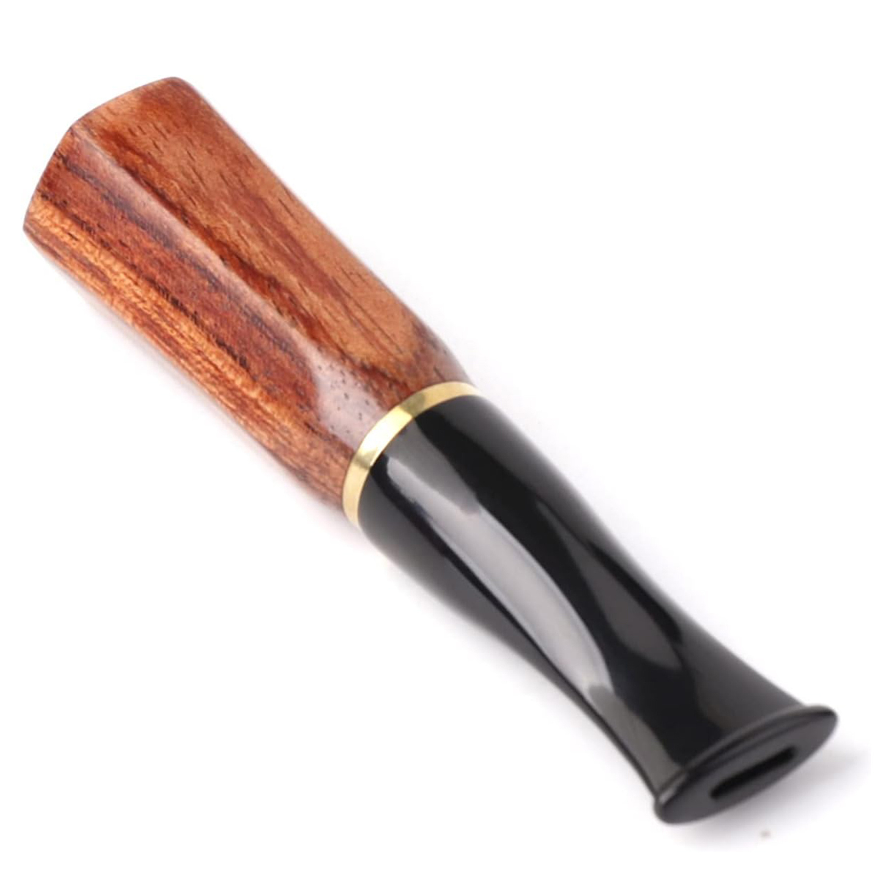 Rhombic Wooden Cigar Tip Holder 9mm Filter Short Cigar Mouthpiece (BE-30)