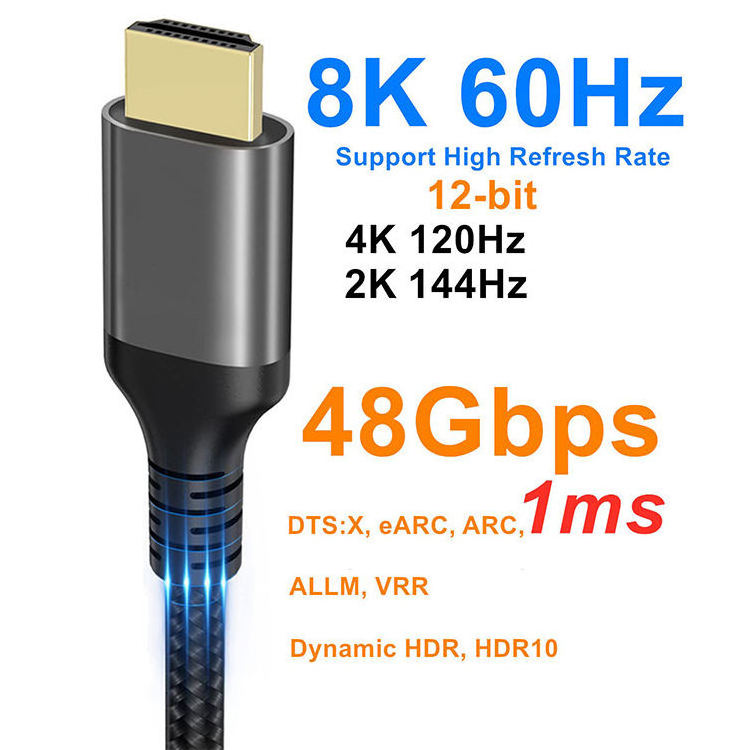 Factory Direct Sale 8K DP Cable Display Port To Displayport Cable Male To Male 8k For TV Audio Gaming DP Cable