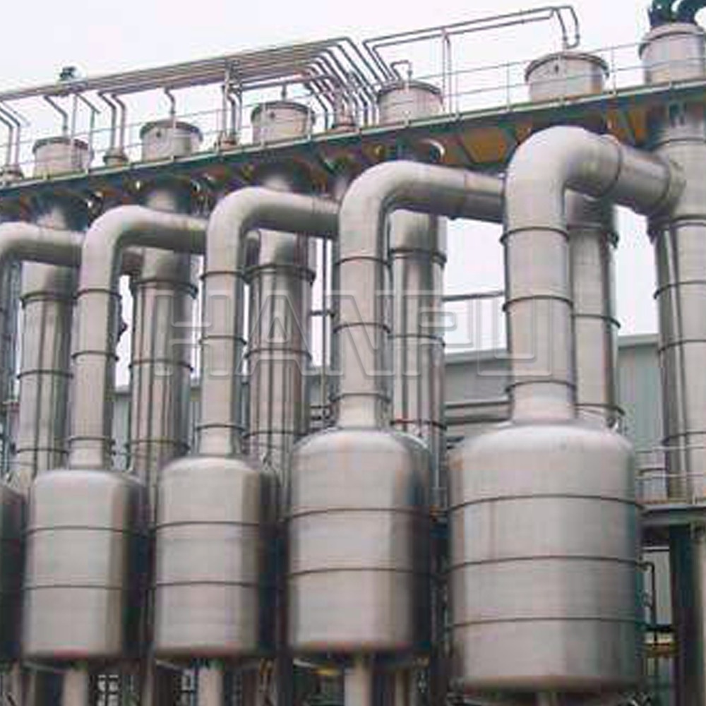 Lithium Manganate Automatic Falling Film Mvr Evaporator System Zero Liquid For Ethanol Recovery Water Treatment