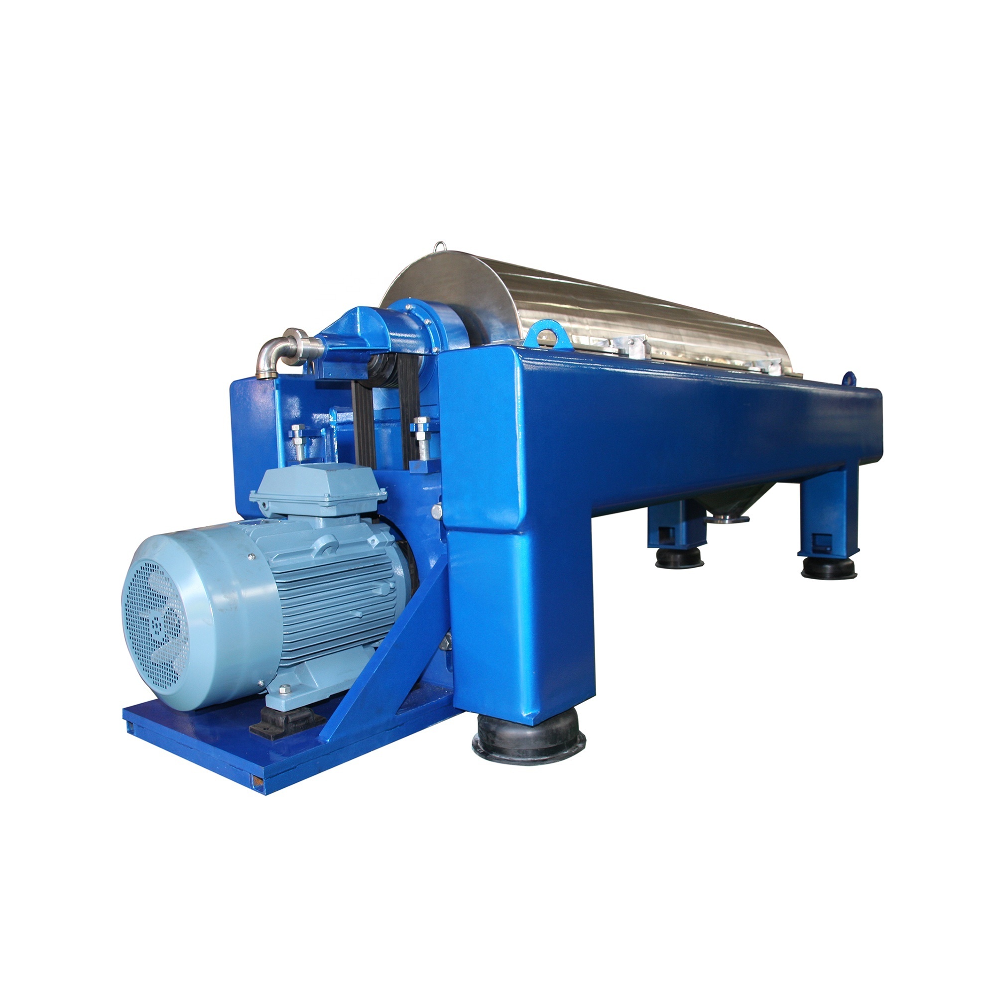 Automatic Sludge Horizontal Screw Lw220 Starch Scroll Discharging Decanter Centrifuge For Sludge Dewatering