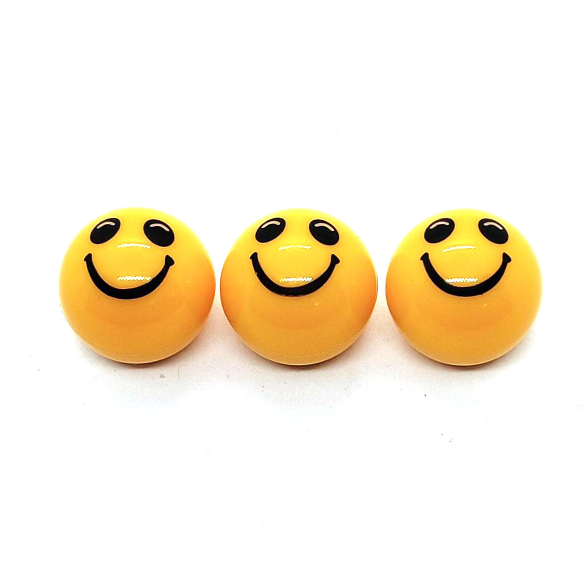 Wholesales Personality Cute Smile Emoticon Face Eco-Friendly Abs Lighting Tyre Air Stem Covers Universal Mix 4pcs/Pack Valve-Cap