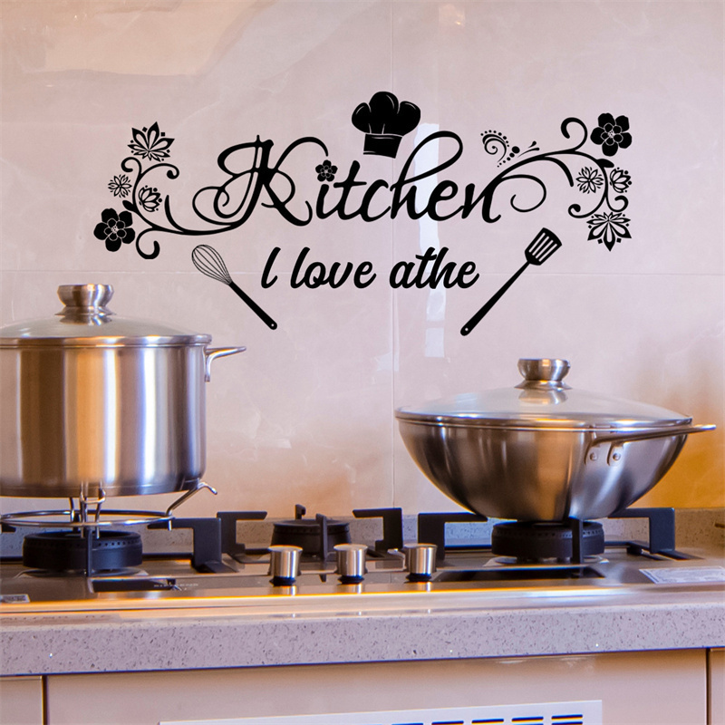 Positive Quote Wall Decals Removable Waterproof Stickers Suitable For Kitchen Home Decoration