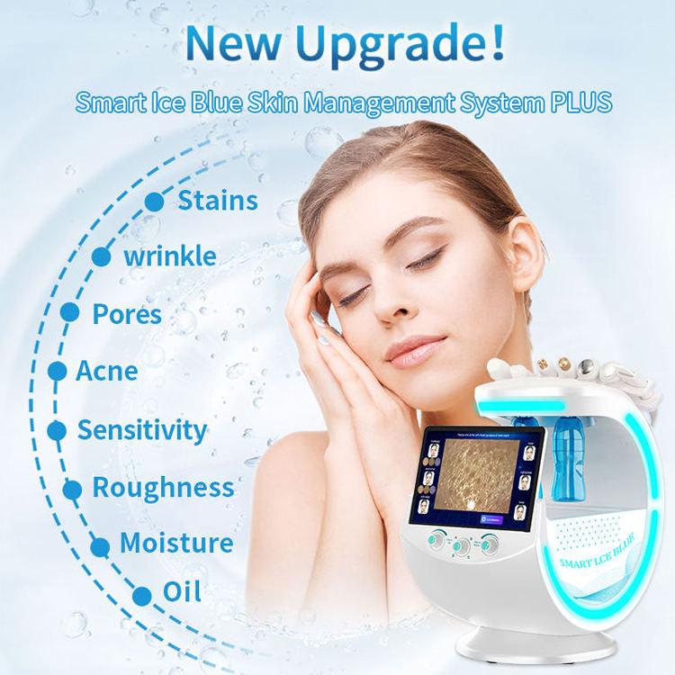 Portable microdermabrasion machine H2O2 hidra 7 in 1 hydrodermabrasion facial machine