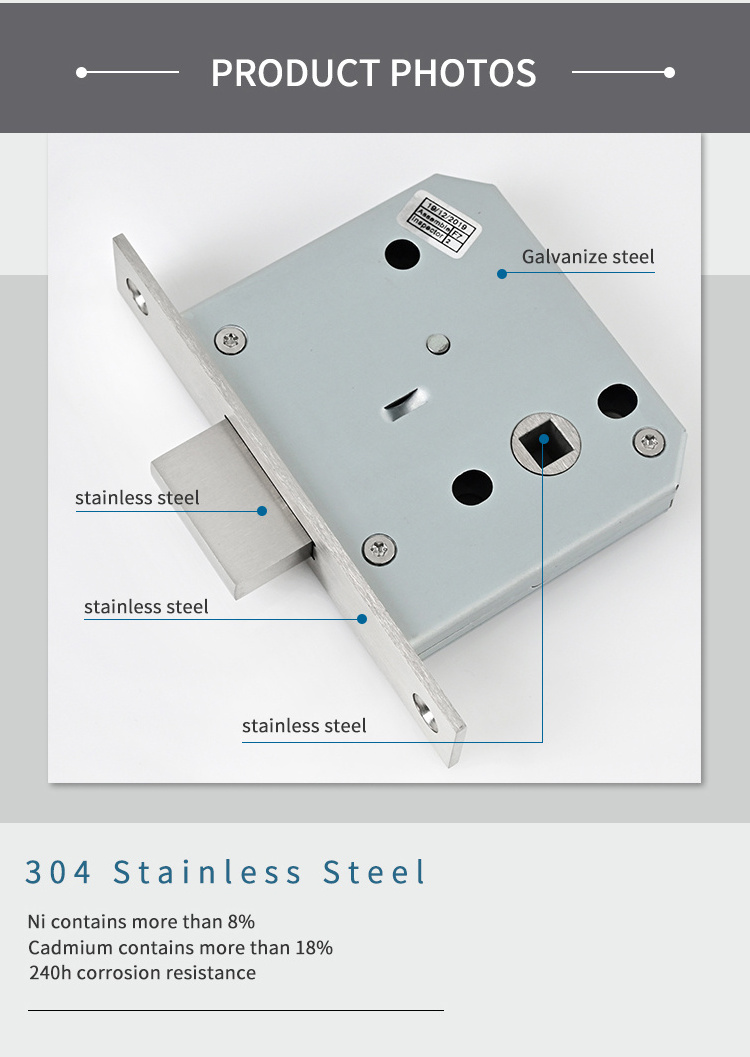 bathroom locks mini locks 55mm backset tube well locks