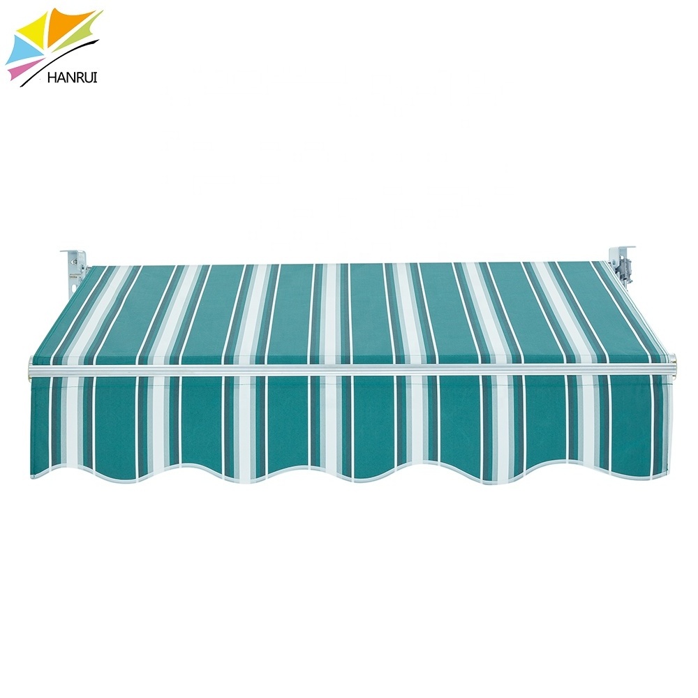 Aluminum retractable sunshade awnings outdoor garden aluminum gazebo shade patio folding cover roof