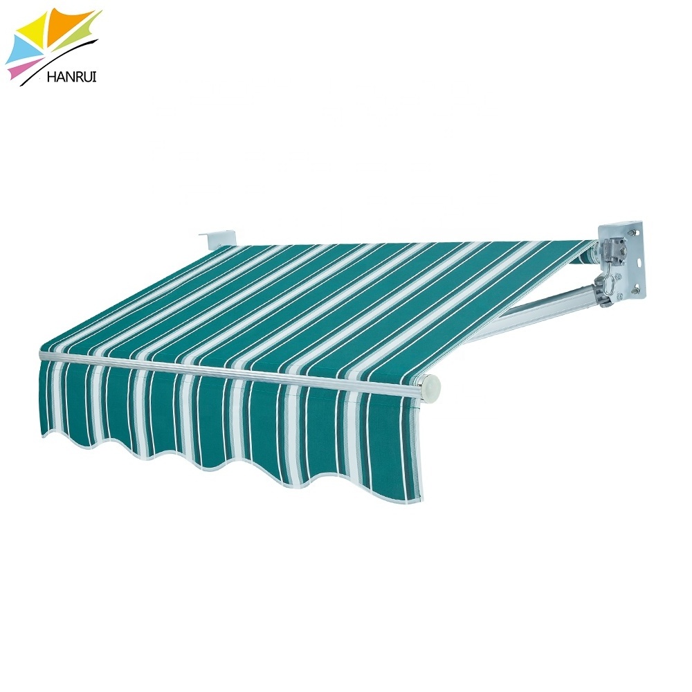 Aluminum retractable sunshade awnings outdoor garden aluminum gazebo shade patio folding cover roof