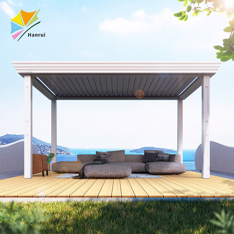 Cheap Electric Automated Louvered Roof Pergola de Aluminio