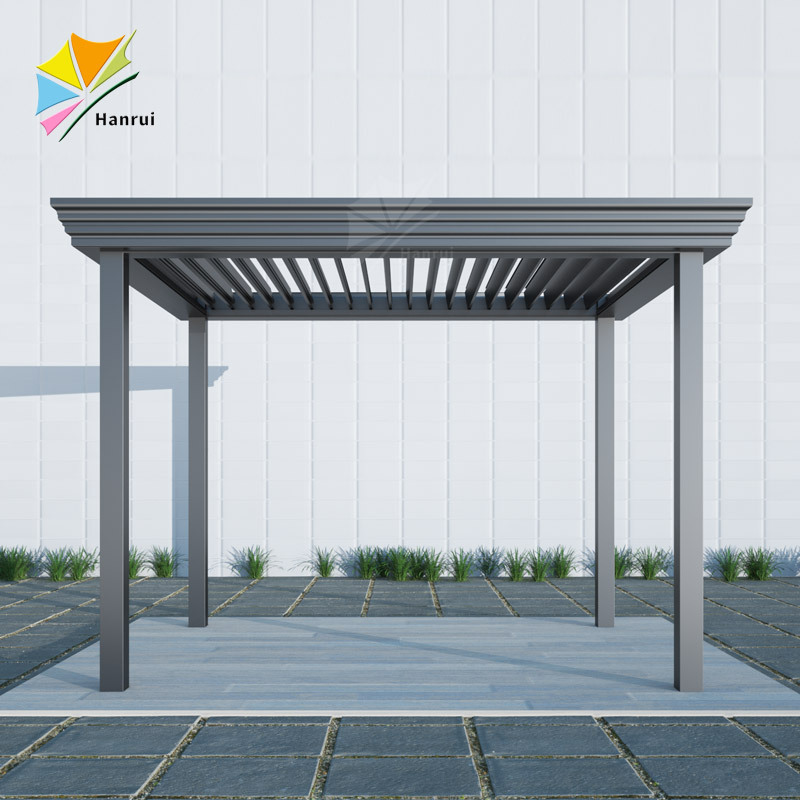 Garden Building Louvered Roof Pergola Kits Shade Canopies Gazebo Outdoor Blind Canopy Yard Deck  Pergola Aluminium