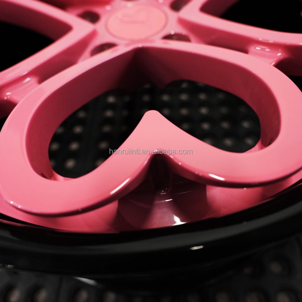 Pink heart shape wheels 18 19 20 inch forged wheels  5X112 5X114.3 5X120 for bmw m4 m5