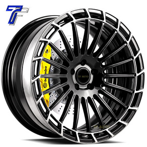 monoblock 18inch Staggered spoke  5x114 120 Forged Car Alloy Wheels Polish Rims for BMW Mercededs