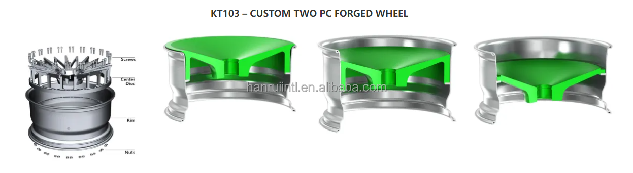 Lip concave Passenger 2 pieces Barrel 22x10  Forged Car Alloy aluminum Wheels 5x127