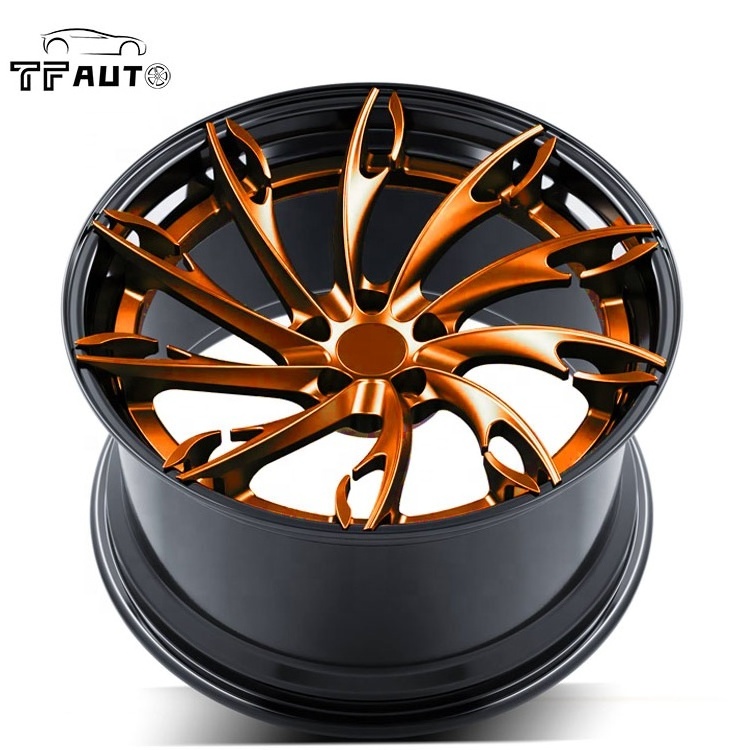 gold chrome passenger racing forged car aluminum alloy wheel rims made in china accessories 18 for porsche