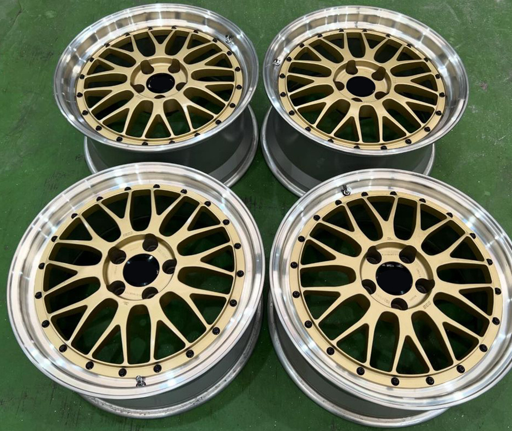 Factory Manufacturer Car Forged Gold Color Alloy Wheels Rims