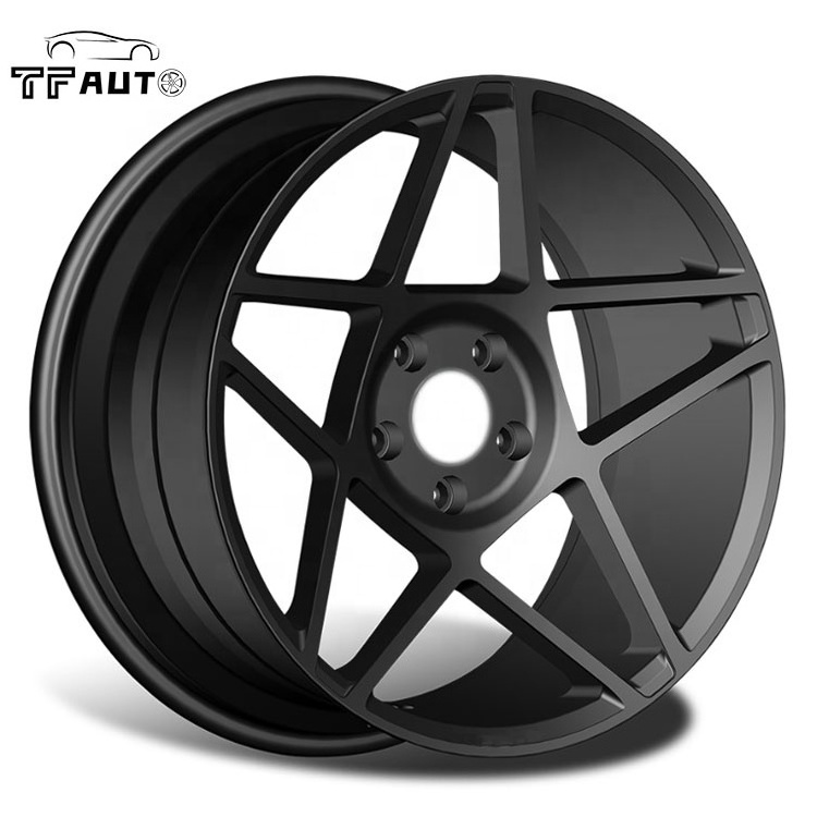 star machine face set JWL VIA TEST Alloy forged custom wheel Rims 15 inch gloss black sliver for car