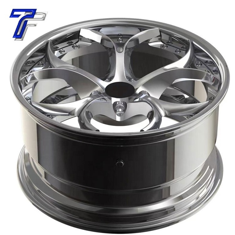 Split Alloy Wheels T606118 19 20 21 22 Inch 2 3 Pieces Forged Car Rims for dodge  mercedes bmw gtr 5x114