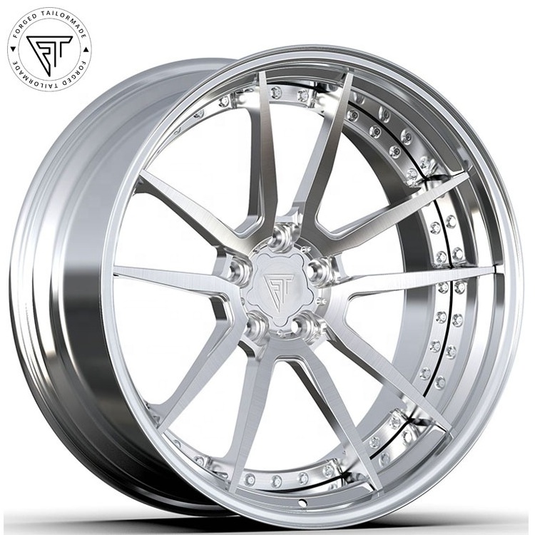 Lip concave Passenger 2 pieces Barrel 22x10  Forged Car Alloy aluminum Wheels 5x127