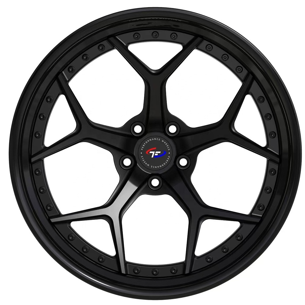 Deep lip 5x112 5x120 5x114.3 19inch wheel forged 2 piece concave rim