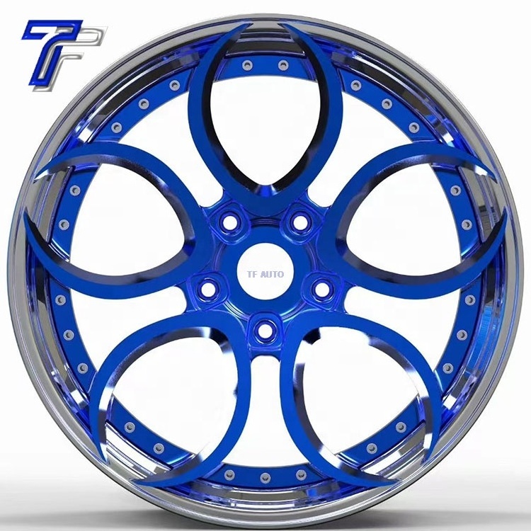 Split Alloy Wheels T606118 19 20 21 22 Inch 2 3 Pieces Forged Car Rims for dodge  mercedes bmw gtr 5x114