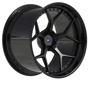 Deep lip 5x112 5x120 5x114.3 19inch wheel forged 2 piece concave rim