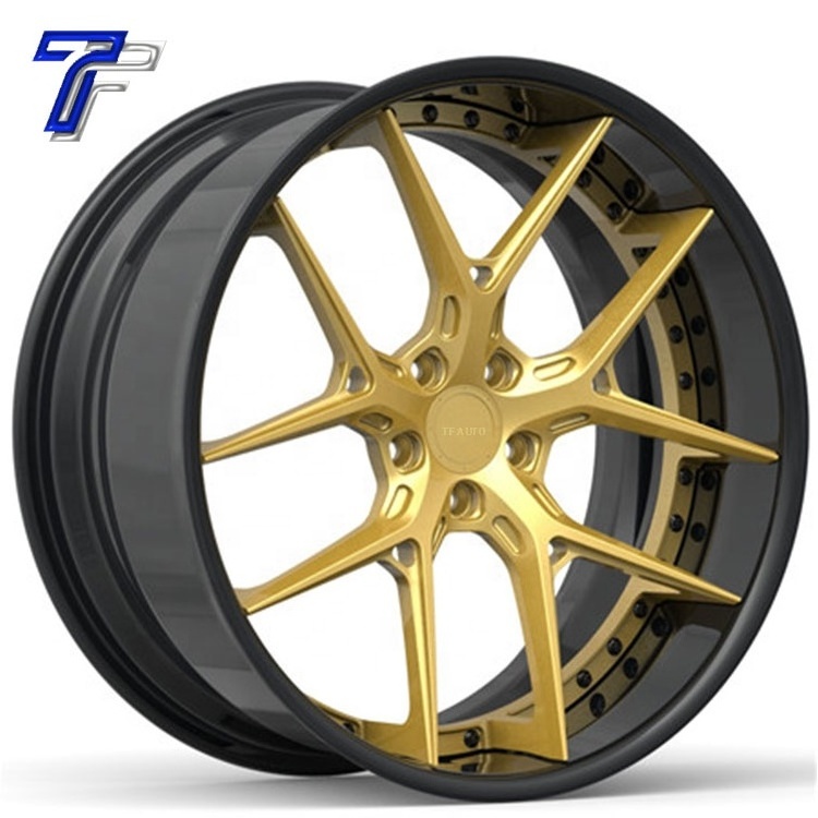 Split Alloy Wheels T606118 19 20 21 22 Inch 2 3 Pieces Forged Car Rims for dodge  mercedes bmw gtr 5x114