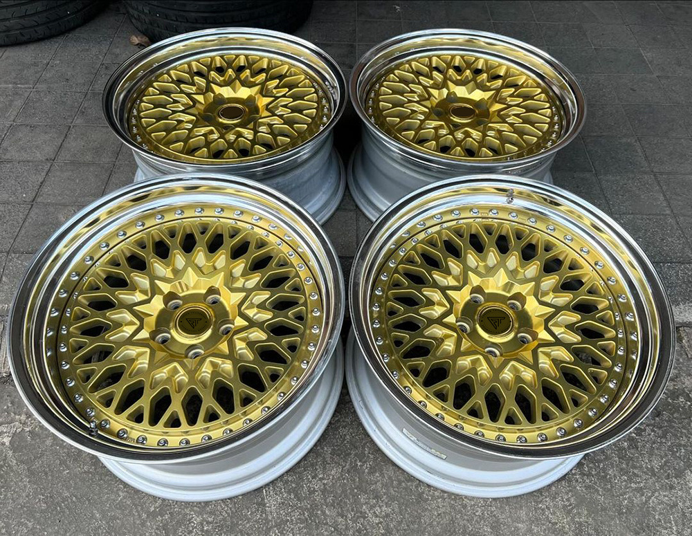 Factory Manufacturer Car Forged Gold Color Alloy Wheels Rims