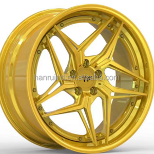 customized 2 piece 3 piece rims 22 inch forged alloy wheels 5x112 5x120 wheels forged blank for bmw f30 e46 f10 tesla 350z