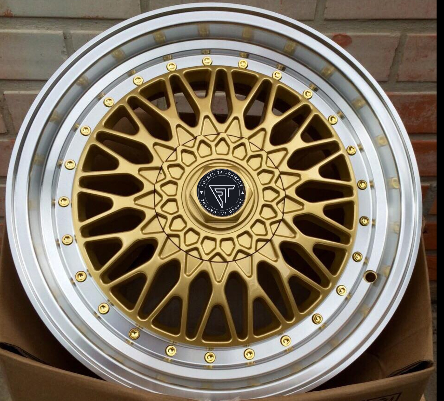 Factory Manufacturer Car Forged Gold Color Alloy Wheels Rims