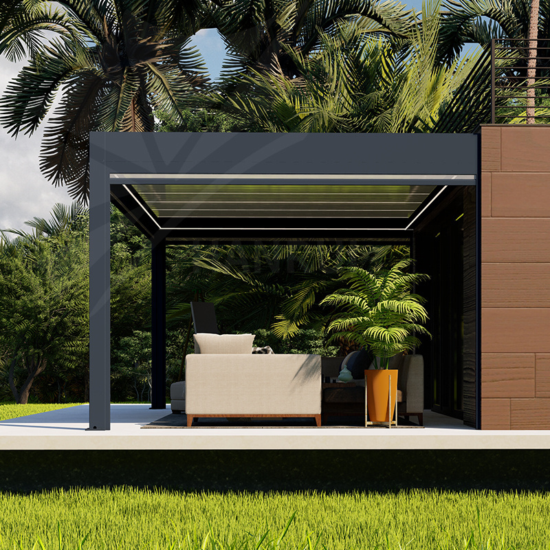 louvered aluminum pergola la nuova pergola bioclimatica con lame outdoor aluminum gazebo pergola attached to house