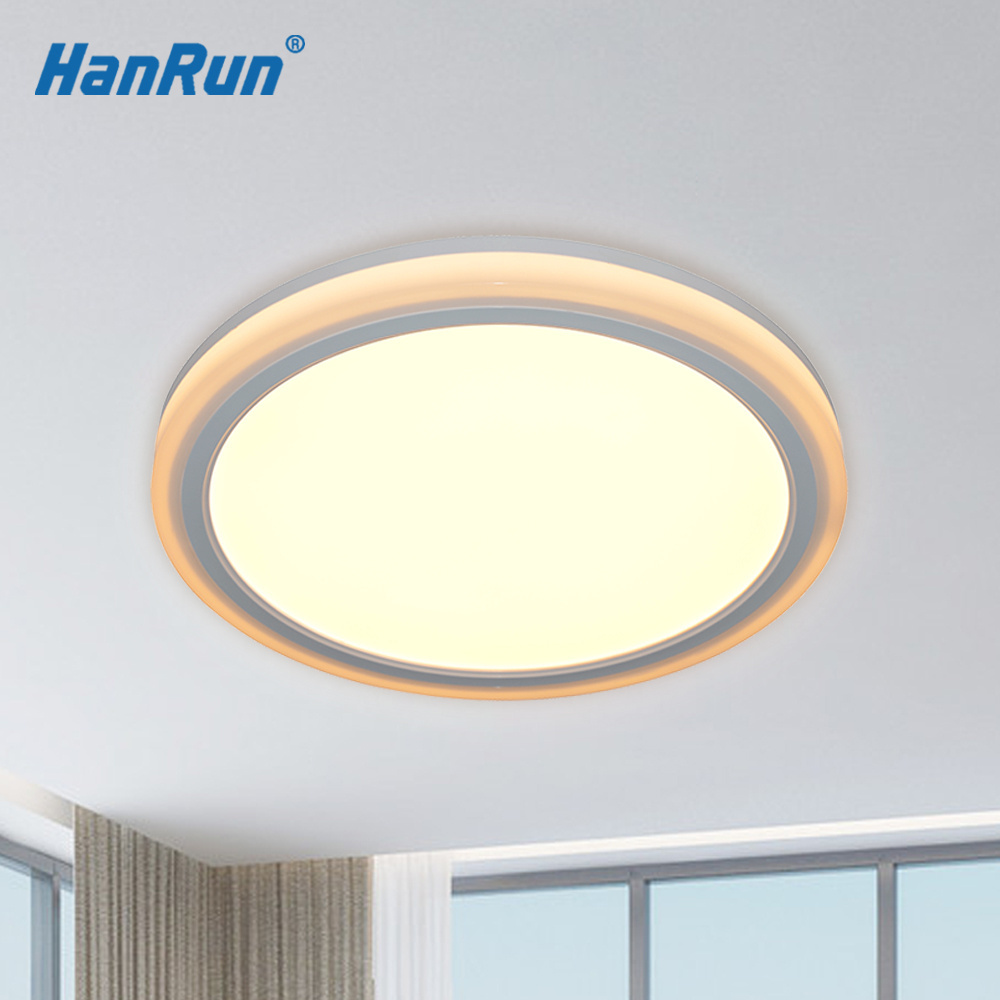 Remote Simple Hallway Decorative Indoor Lamp Fixture Ultra Thin Dimmable Modern Surface Mounted Bedroom Round Led Ceiling Lights