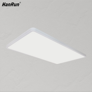 Ultra Slim Flat Profile Flush Mount Dimmable Indoor Modern Living Room Square Lamp Fixture Home Remote Control Led Ceiling Light