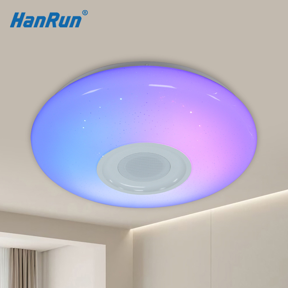 App Remote Music RGB CCT Adjustable Dimmable Surface Mounted Led Ceiling Lights Modern Kids Room Bedroom Decorative Lamp Fixture