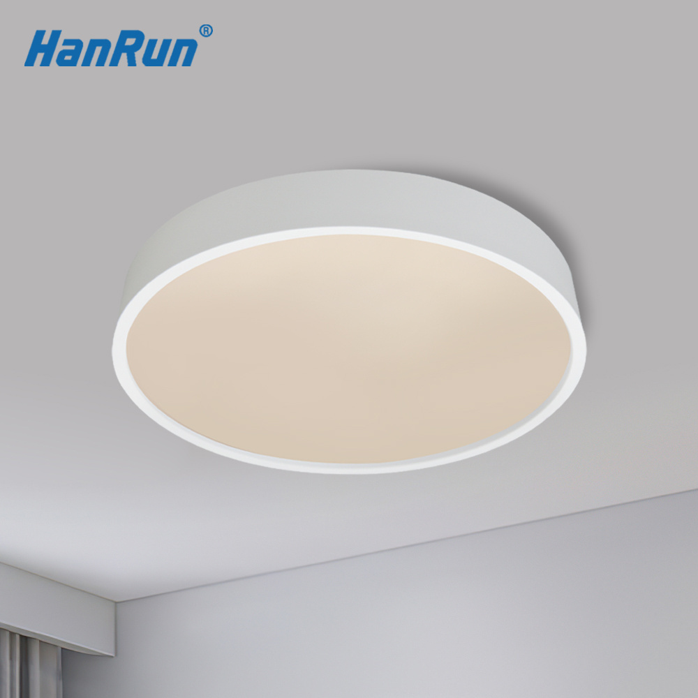 Black White IP44 Flush Mount Hallway Bathroom Modern Plastic Cover Waterproof  Round Lamp Fixture Led Ceiling Light For Home