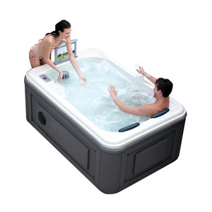 mini outdoor spa hot tub for 2 person