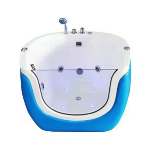 Freestanding for kids acrylic with air bubble function shallow baby bath tub bathtubs for children bathtub for baby