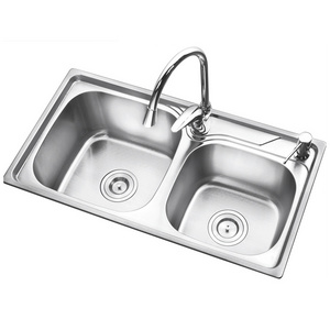 sus304 sink double stainless steel of kitchen sinks