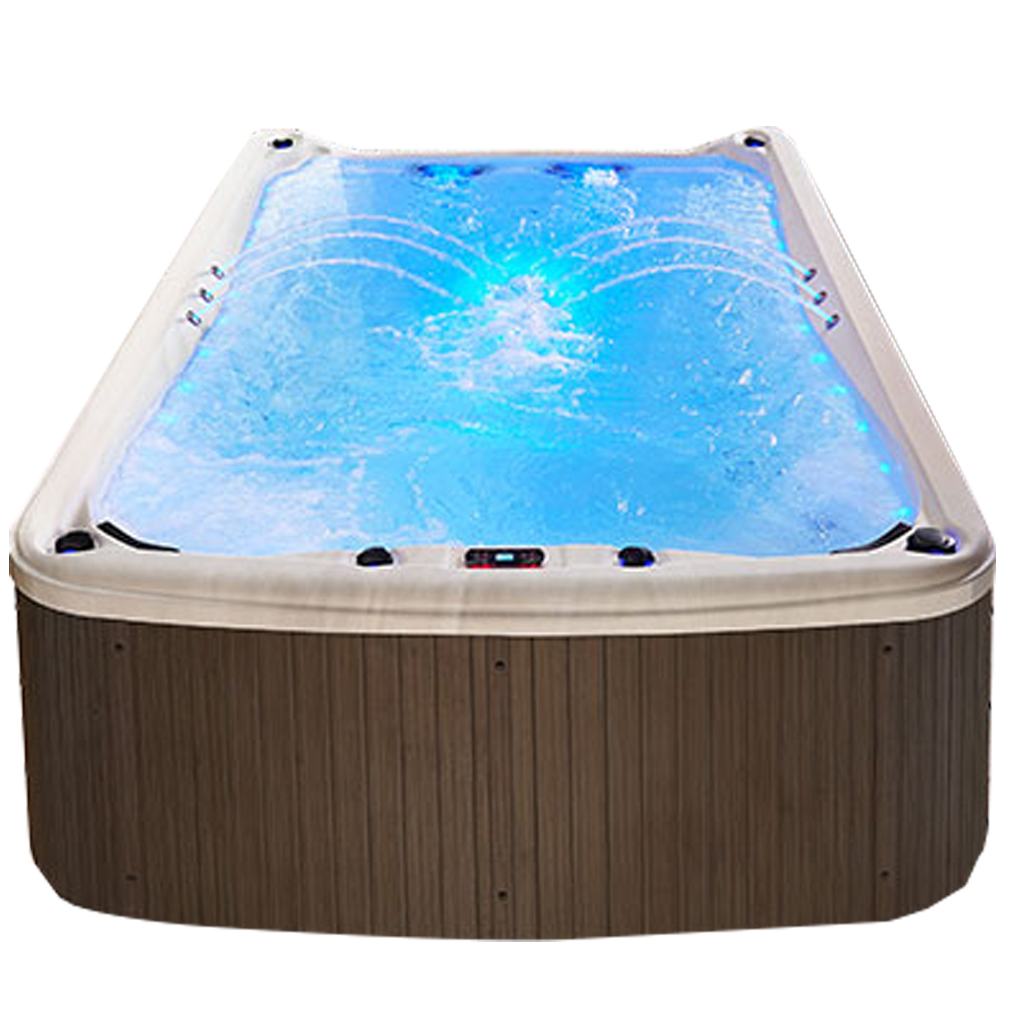 hydrotherapy fiberglass hot tub shipping container above ground prefabricated whirlpool large swimming pool