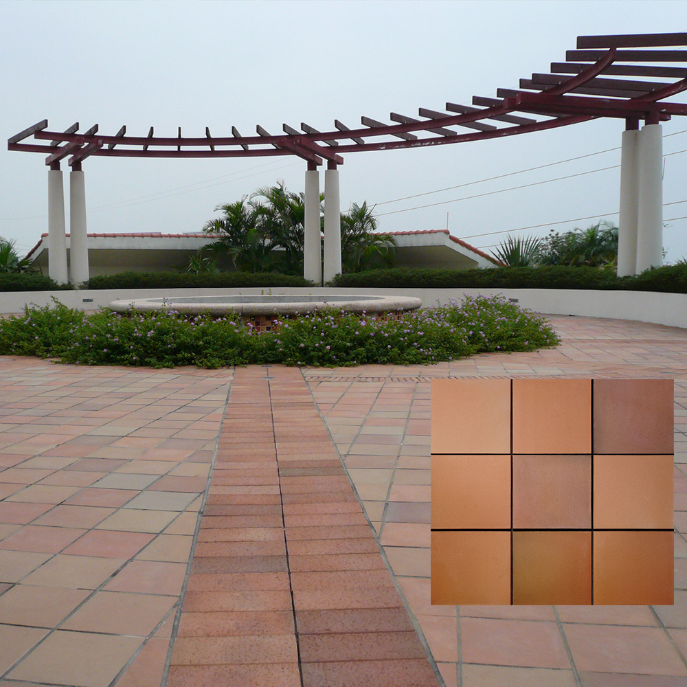 12x12 red clay quarry floor tiles outdoor 300 x 300mm