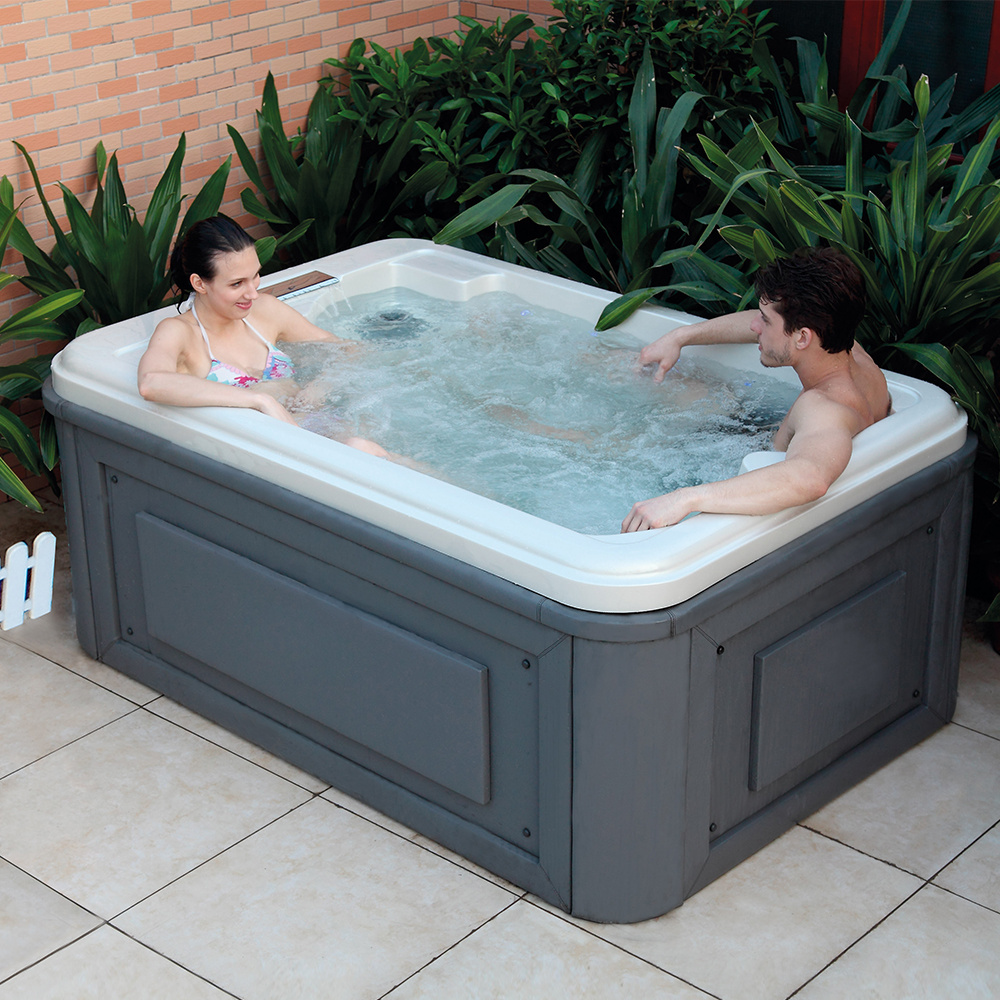 mini outdoor spa hot tub for 2 person