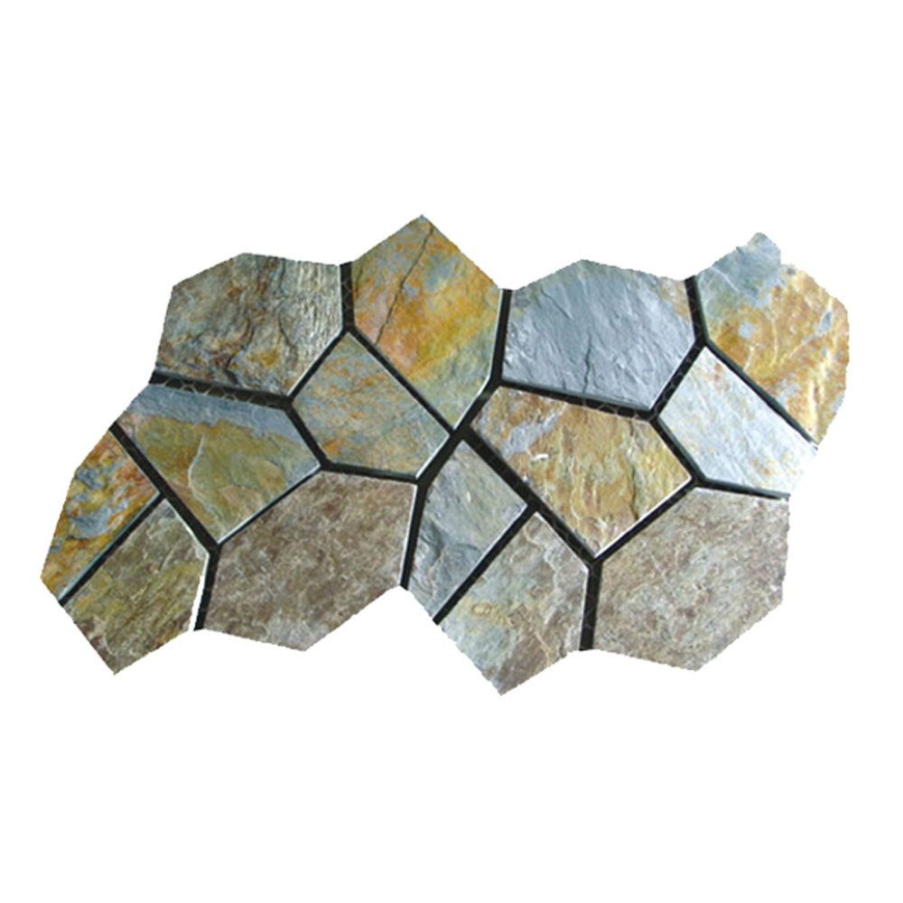 stone flagstone mat mesh paving stone flooring tile patios