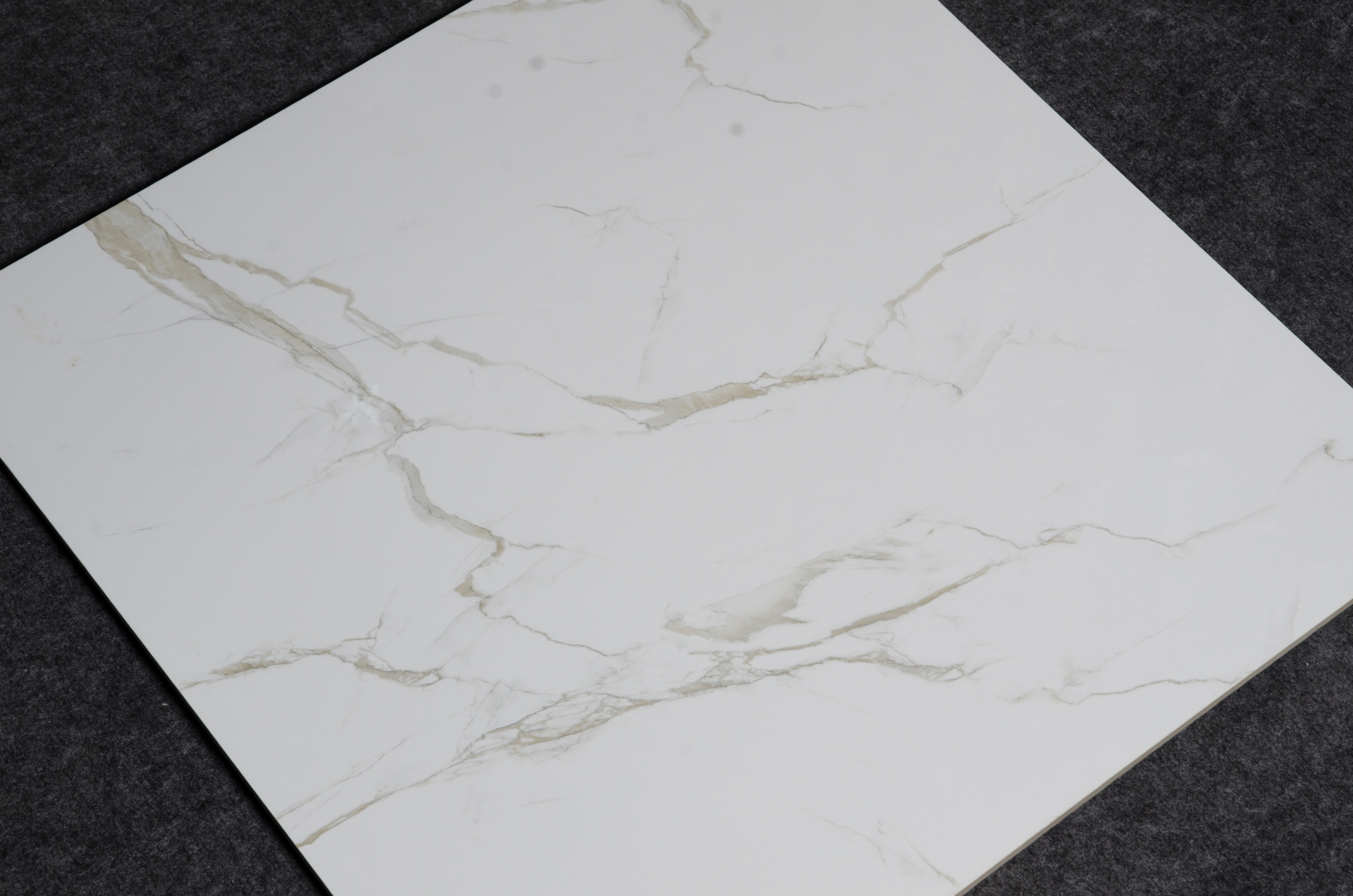 24x24 white marble porcelain bedroom floor tile