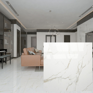 24x24 white marble porcelain bedroom floor tile